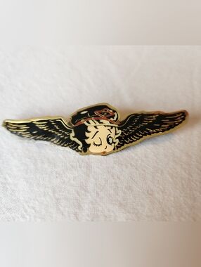 Vintage Betty Boop - Aviation Lapel Pin